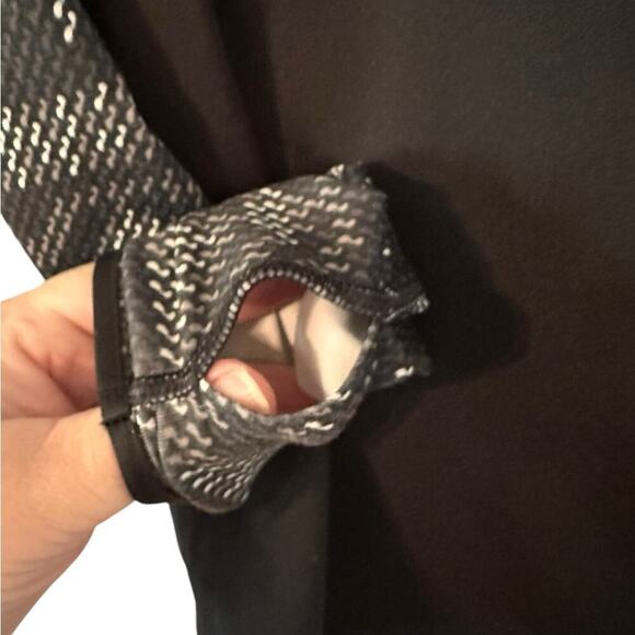 Nike Pro 1/2 Hyperwarm Camiseta Nordic Pullover Dri Fit Black Thumb Holes - Picture 3 of 5